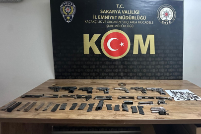 Sakarya'da silah imalathanesine döndürülen eve operasyon: 1 gözaltı