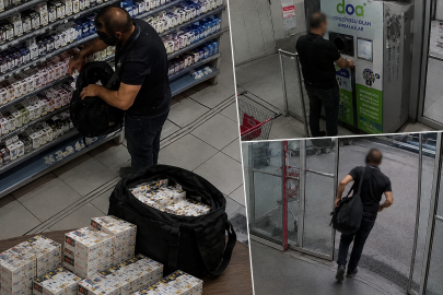 Çantasını sigarayla doldurdu, DOA sırasında bekleyip kaçtı