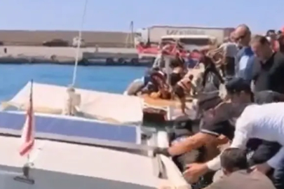 Girne'de batan yolcu gemisi için Türkiye'den destek gönderildi! Peş peşe açıklamalar