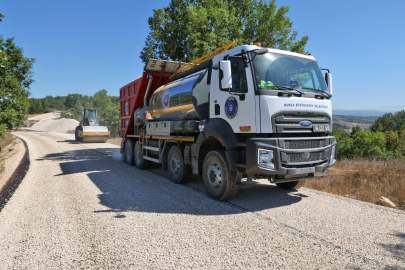 Bursa’da 4 ilçede 32,5 kilometrelik yol yenileme çalışması başladı
