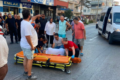Mudanya’da motosiklet yayaya çarptı: 2 kişi yaralandı
