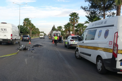 Kilis'te beton mikseriyle çarpışan motosikletin sürücüsü hayatını kaybetti