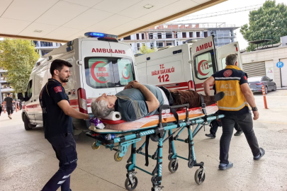 Bursa İnegöl'de çatıdan düşen kişi ağır yaralandı