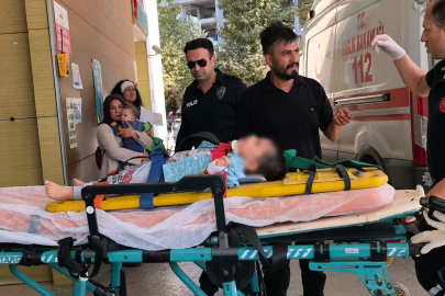 Bursa'da 2 yaşındaki çocuk 3. kattan beton zemine düştü