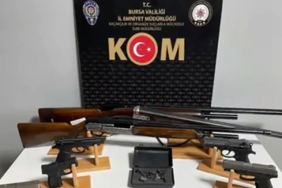 Bursa’da suç örgütlerine operasyon: 3 ilçede 12 adrese baskın