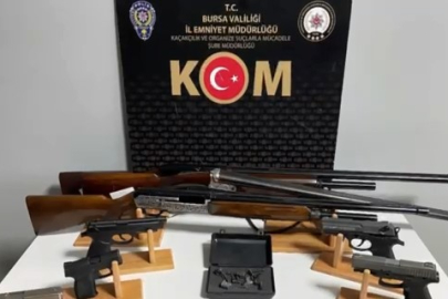 Bursa’da suç örgütlerine operasyon: 3 ilçede 12 adrese baskın