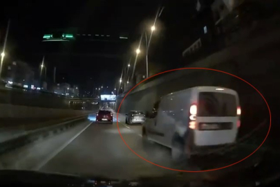 Bursa’da trafikte tehlikeli makas kamerada