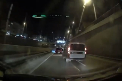 Bursa’da trafikte tehlikeli makas kamerada