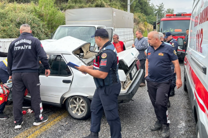 Aydın Bozdoğan'da trafik kazası: 1 ölü, 2 yaralı
