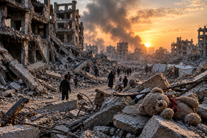 Gazze’de can kaybı 74 bin 23’e yükseldi