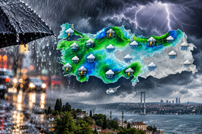 Türkiye genelinde sağanak ve fırtına etkili olacak