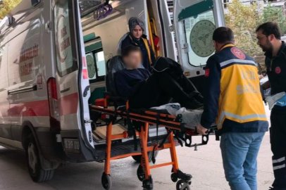 Motosikletini tamir ederken parmağı koptu