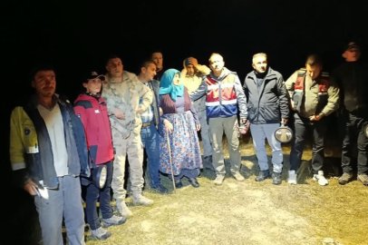 Bursa'da 3 gündür kayıp olan yaşlı kadın dron ile bulundu
