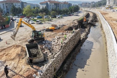 Bursa'da iki dereye taşkın önlemi! 1.350 metrelik ıslah çalışması