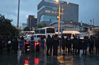 Halk TV binasında sabah saatlerinde polis araması! Çevik kuvvet önlem aldı