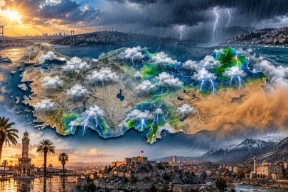 Meteoroloji'den Türkiye geneline kuvvetli yağış ve fırtına uyarısı! Çok sayıda ilde sağanak bekleniyor