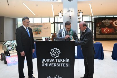 BTSO Başkanı Özer Matlı'dan Bakan Kacır'a Bursaspor atkısı
