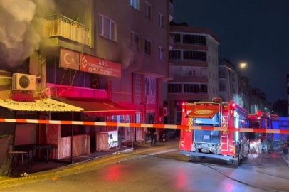 Bursa'da kıraathanede yangın paniği! İş yeri alevlere teslim oldu