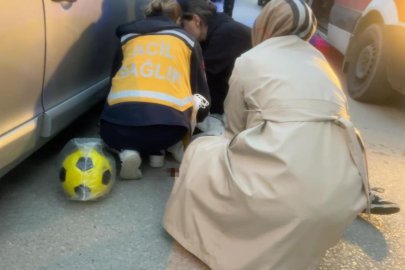 Bursa’da motosikletin çarptığı 9 yaşındaki çocuk yaralandı
